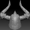 Demon knight helmet