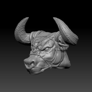 Bull Shaman Head - Image 2