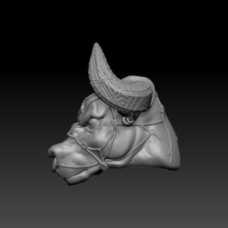 Bull Shaman Head - Image 3