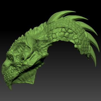 Maildrynth, Protector of the Forest Troll Head - Image 3