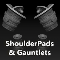 Shoulderpads and Gauntlets