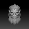 Armored Orc Head - Beard (BifCo Retool)
