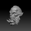 Orc Head V7 - Yelling (BifCo Retool) - Image 2