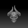 Demon Horns Head (Black Forge Studios)