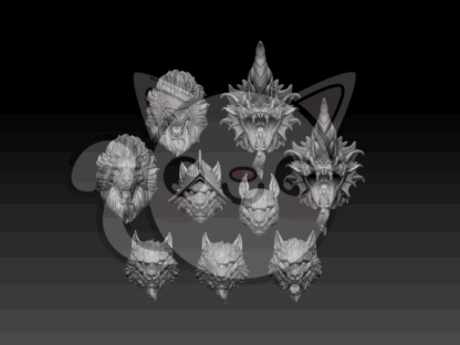 Beast Head Pack 2 (Black Forge Studios)