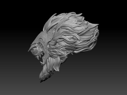 Lion Head - Armor (Black Forge Studios) - Image 3