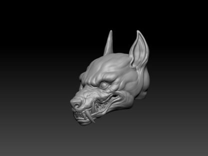 Wolf Head - Furless (Black Forge Studios) - Image 2