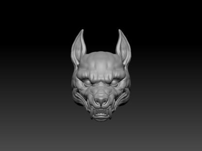 Wolf Head - Furless (Black Forge Studios)