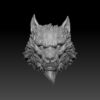 Wolf Head - Scar (Black Forge Studios)