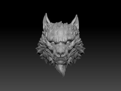 Wolf Head - Scar (Black Forge Studios)