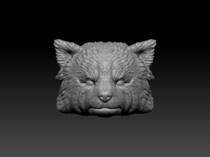 Red Panda Head - Angry (BifCo Retool)