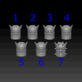 Knight Helmet Variety