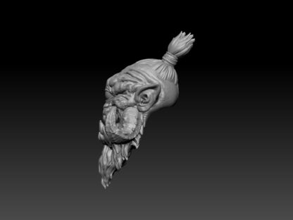 Ciclop Head Bun w/ Tusks (Moai) - Image 3