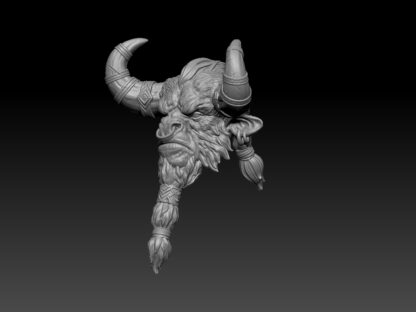 Minotaur Head w/ Beard - Image 2