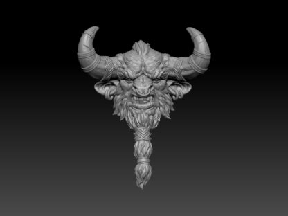 Minotaur Head w/ Beard - Image 4